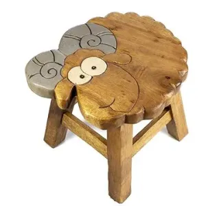 Dřevěná dětská stolička - BERÁNEK