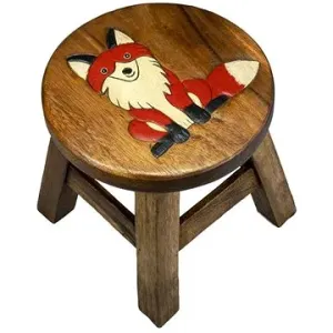 Dřevěná dětská stolička - LIŠKA