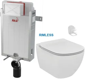 ALCAPLAST WC Ideal Standard Tesi + sedátko RIMLESS AM115/1000 X TE2
