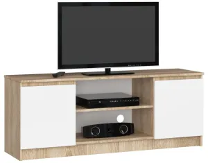 Ak furniture TV stolek Beron 140 cm sonoma/bílý