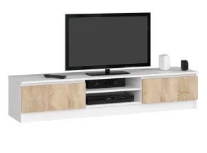 Ak furniture TV stolek Ronon 160 cm bílý/sonoma