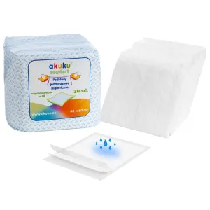 AKUKU jednorázové hygienické podložky 40 × 60 cm, 30 ks