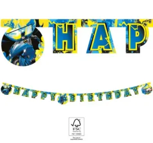 Procos Banner Happy Birthday - Batman na motorce 2 m #1936504