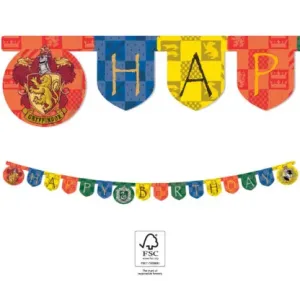 Procos Banner Happy Birthday - Harry Potter fakulty 2 m #1936501