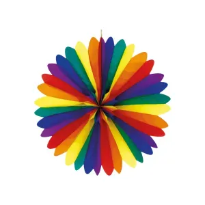 Amscan Papírová visící dekorace - Rainbow 50 cm