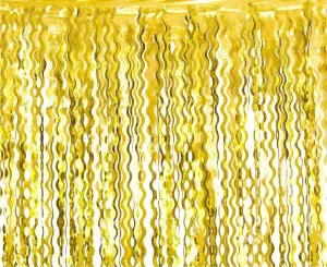 Godan Párty závěs - Metalická zlatá 100 x 200 cm