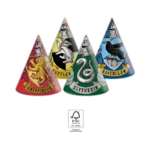 Procos Párty kloboučky - Harry Potter fakulty 6 ks #4165843