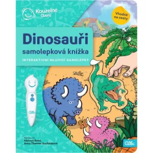 Samolepková knížka Dinosauři - Kouzelné čtení Albi - Lucie Krystlíková