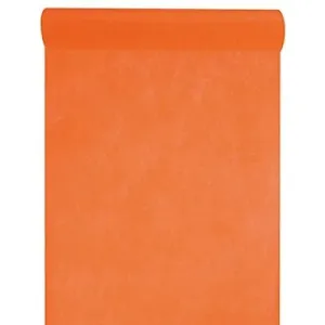 Šerpa stolová netkaná textilie oranžová 30 cm x 10 m Albi