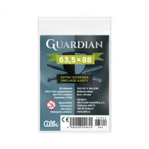 Obaly na karty Guardian pro karty 63,5 × 88 mm - 100 ks Albi