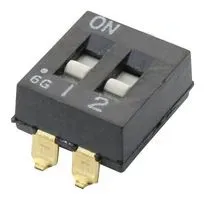 Alcoswitch - Te Connectivity 1825059-1 Dip Switch, 2Pos, Spst, 0.1A, 24V, Th