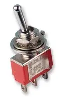 Alcoswitch - Te Connectivity 2-1825137-6 Toggle Switch, Spdt, 5A, 120Vac, Panel