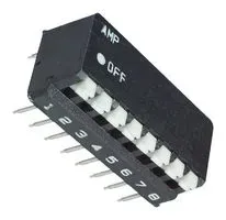 Alcoswitch - Te Connectivity 5435802-9 Dip Switch, 8Pos, Smd