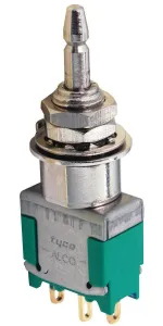 Alcoswitch - Te Connectivity Mpa106F. Pushbutton Switch, Spdt, 6A, 125Vac, Solder Lug