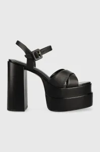 Kožené sandály Aldo Gisell černá barva, 13540201.GISELL