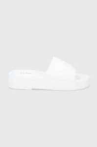 Pantofle Aldo Carreaux dámské, bílá barva, na platformě #4063757
