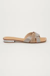 Pantofle Aldo dámské, stříbrná barva #3946816