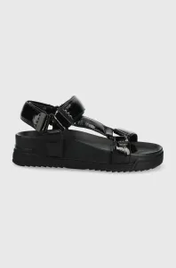 Sandály Aldo Talana dámské, černá barva, na platformě #3907071