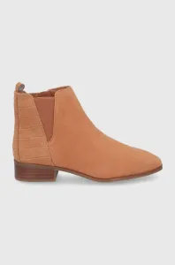 Semišové kotníkové boty Aldo Torwenflex dámské, hnědá barva, na plochém podpatku