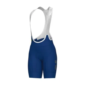 ALÉ Cyklistické kalhoty krátké s laclem - MAGIC COLOUR PR-E - modrá M #4712808
