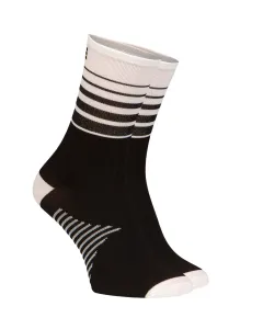 ALÉ Cyklistické ponožky klasické - ONE - bílá/černá L
