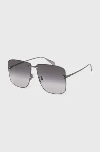 Sluneční brýle Alexander McQueen šedá barva