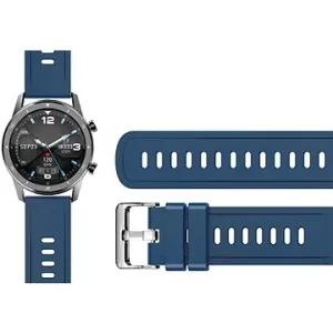 Aligator Watch 22 mm silikonový řemínek modrý