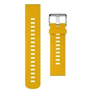 Aligator Watch 22mm silikonový řemínek hořčicově žlutý