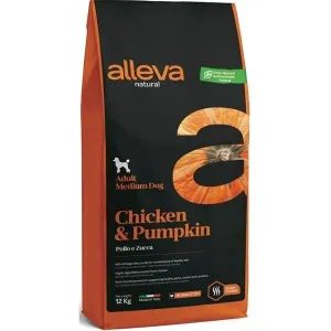 Alleva Natural Dry Adult Chicken&Pumpkin Medium 12 kg
