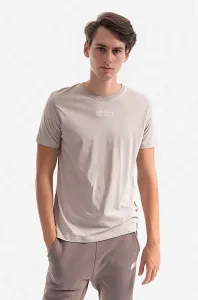 Bavlněné tričko Alpha Industries béžová barva, s potiskem, 118529.627-cream