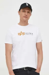 Bílá trička Alpha Industries