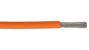 Alpha Wire 67025 Or Hook-Up Wire, 0.25Mm2, Orange, Per M