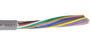 Alpha Wire 86003 Sl001 Unshld Cable, 3Cond, 0.09Mm2, 305M