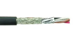 Alpha Wire M33807 Bk001 Shld Cable, 9Cond, 0.82Mm2, 305M