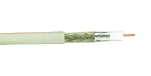 Alpha Wire M4208 Bk005 Coaxial Cable, Rg11A/u, 14Awg, 30M, Blk