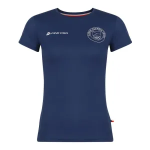 ALPINE PRO Innisa Modrá Dámské funkční triko z olympijské kolekce M