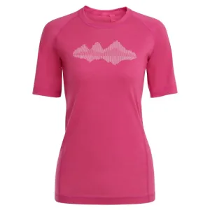 ALPINE PRO Revina Růžová Dámské Tričko Z Merino Vlny XL