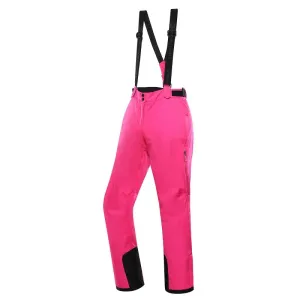 ALPINE PRO Lermona Růžová Dámské Lyžařské Kalhoty S Membránou Ptx L #2798793