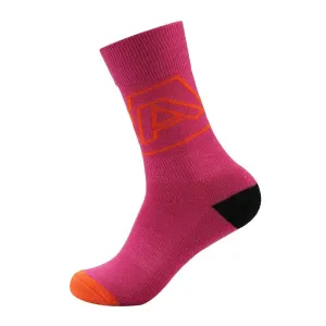 ALPINE PRO Phalte Růžová Ponožky Z Merino Vlny XS