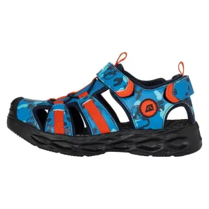ALPINE PRO Avano Modrá Dětské sandály s reflexními prvky 27