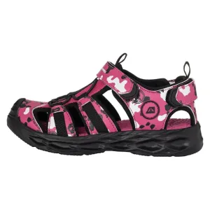 ALPINE PRO Avano Růžová Dětské sandály s reflexními prvky 25