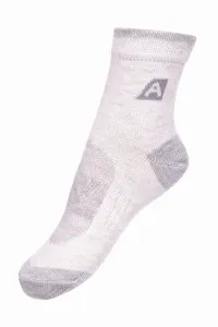 ALPINE PRO 3Rapid 2 Bílá Dětské Ponožky coolmax M