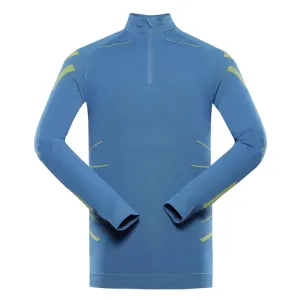 Alpine Pro Seam Pánské funkční spodní triko s dlouhým rukávem MUNB091 vallarta blue - M-L