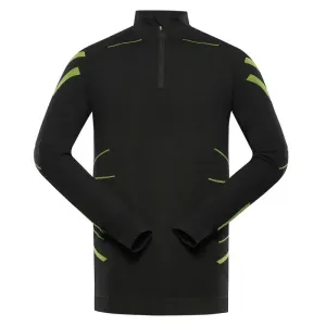 Alpine Pro Seam pánské rychleschnoucí prádlo triko černá - XL-XXL