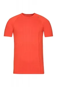 Alpine Pro UNDER oranžové pánské funkční triko kr. rukáv - XXL