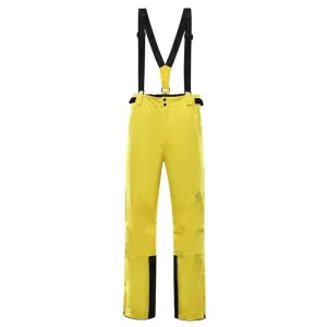 ALPINE PRO Sango 8 Žlutá Pánské Lyžařské Kalhoty S Membránou Ptx XL