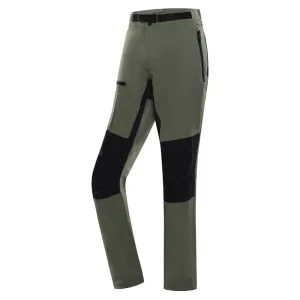 ALPINE PRO Span Zelená Pánské Softshellové Kalhoty 52
