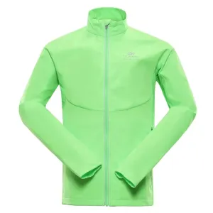 ALPINE PRO Mult Zelená Pánská softshellová bunda s membránou L