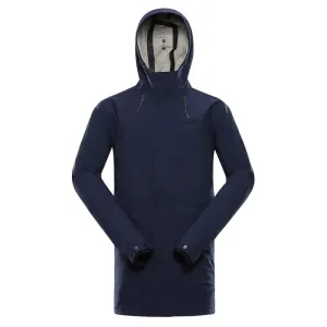 ALPINE PRO Perfet Modrá Pánský Nepromokavý Kabát S Membránou Ptx M