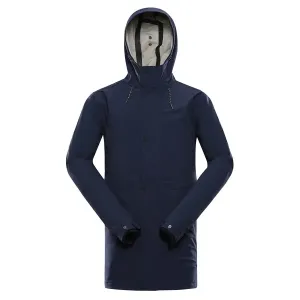 ALPINE PRO Perfet Modrá Pánský Nepromokavý Kabát S Membránou Ptx Xxl